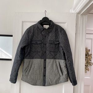 Ezekiel Quilted color blocked Shacket